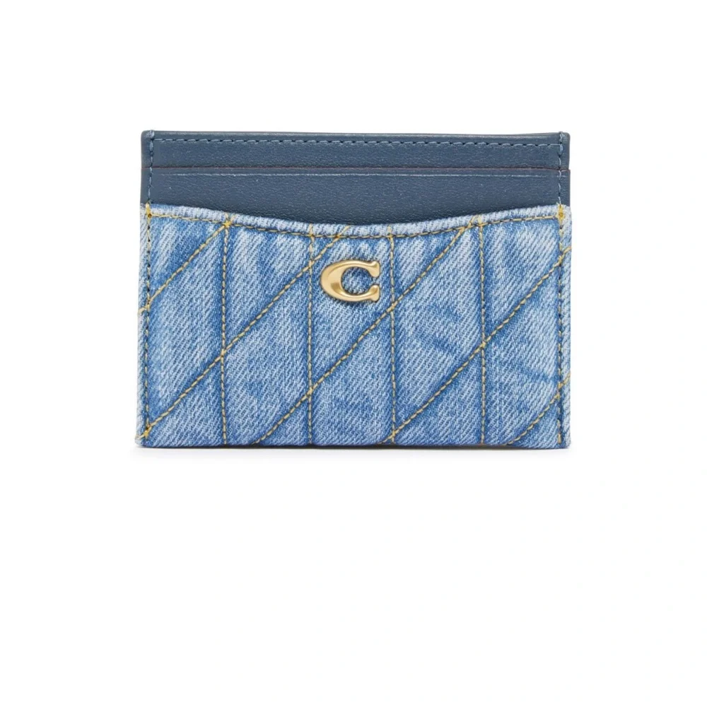 Coach Essential Card Case With Quilting